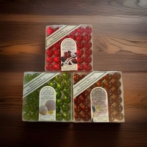 Sarah Michaels Bath Oil Pearls Seashore Freesia Raspberry Vintage Lot Of 3 NOS